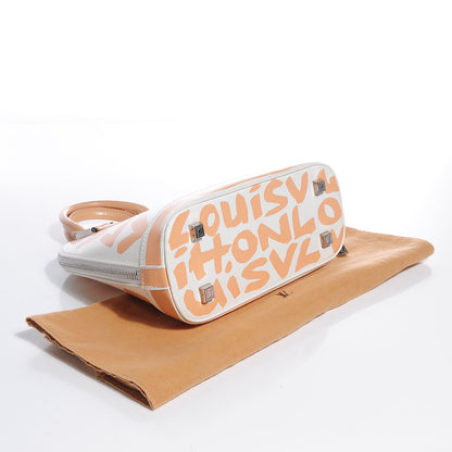 Louis Vuitton Graffiti Alma MM Peach 4 of 7