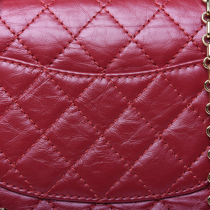Chanel Aged Calfskin Quilted 2.55 Reissue Mini Flap Red 13 of 14