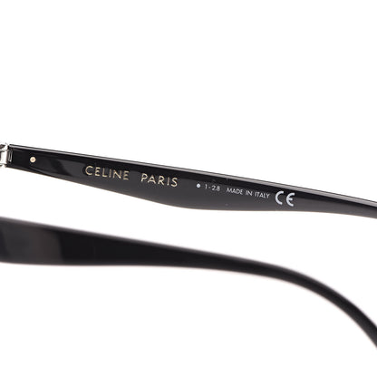 Celine Flat Top Shield Sunglasses CL 40006IN Black 5 of 7