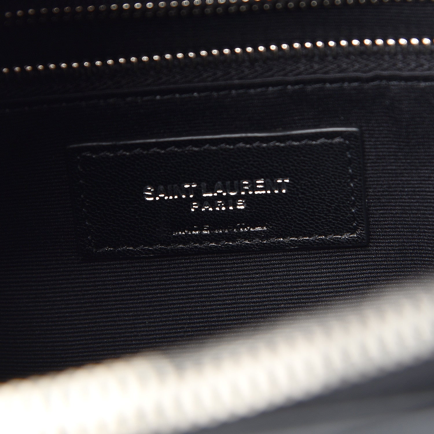 Saint Laurent Calfskin Y Quilted Monogram Large Loulou Shopper Black 6 of 9