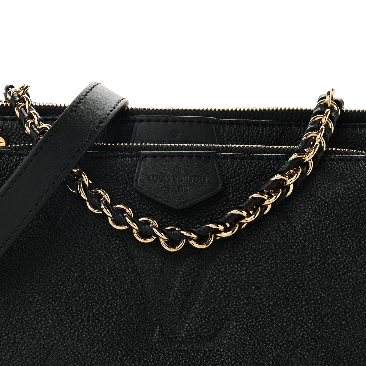 Louis Vuitton Empreinte Monogram Giant Multi Pochette Accessories Black 7 of 9