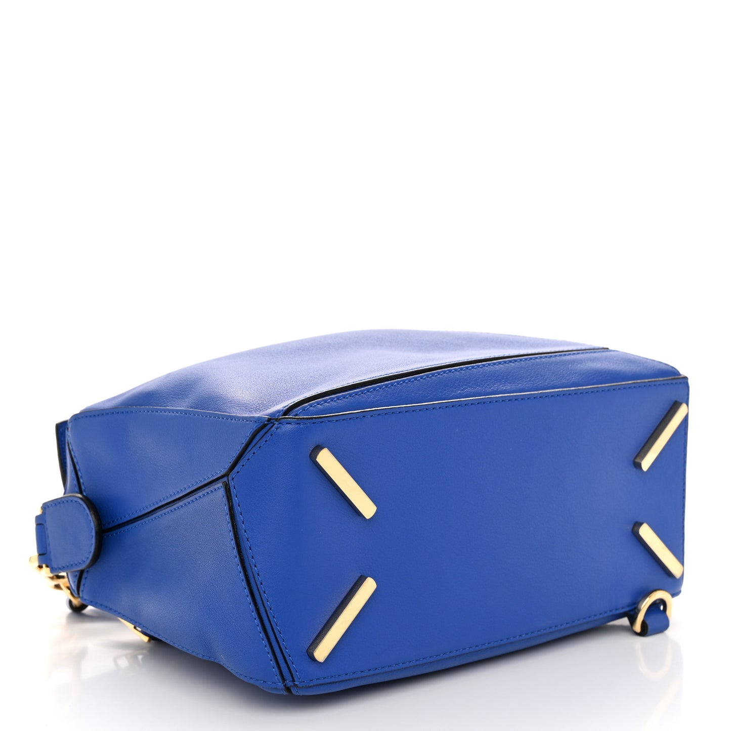 Calfskin Small Puzzle Bag Electric Blue
