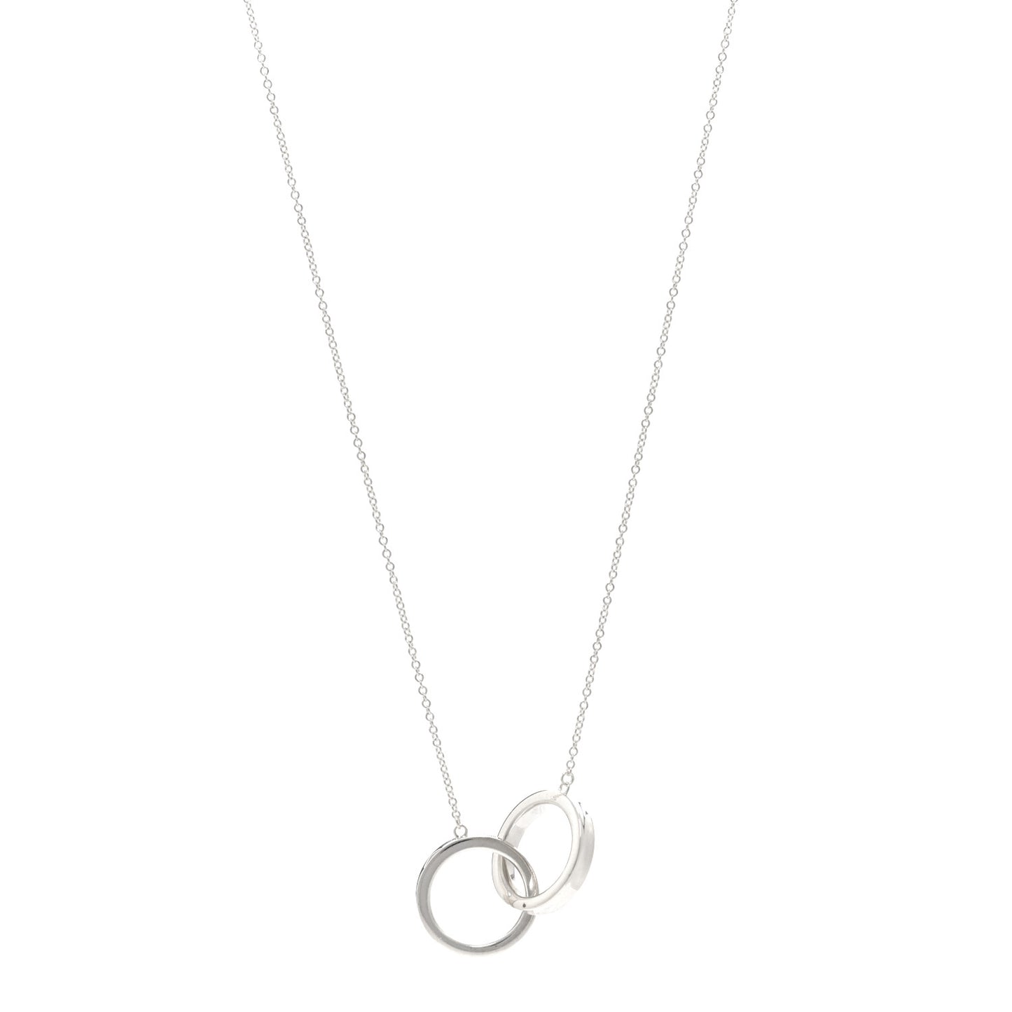 Sterling Silver 1837 Interlocking Circles Pendant Necklace
