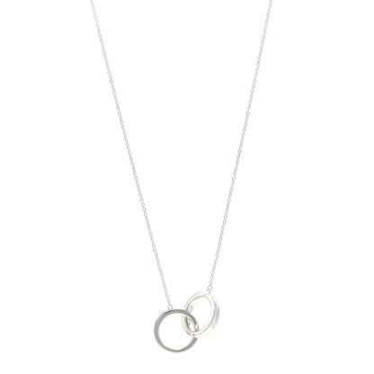 Tiffany Sterling Silver 1837 Interlocking Circles Pendant Necklace 1 of 4