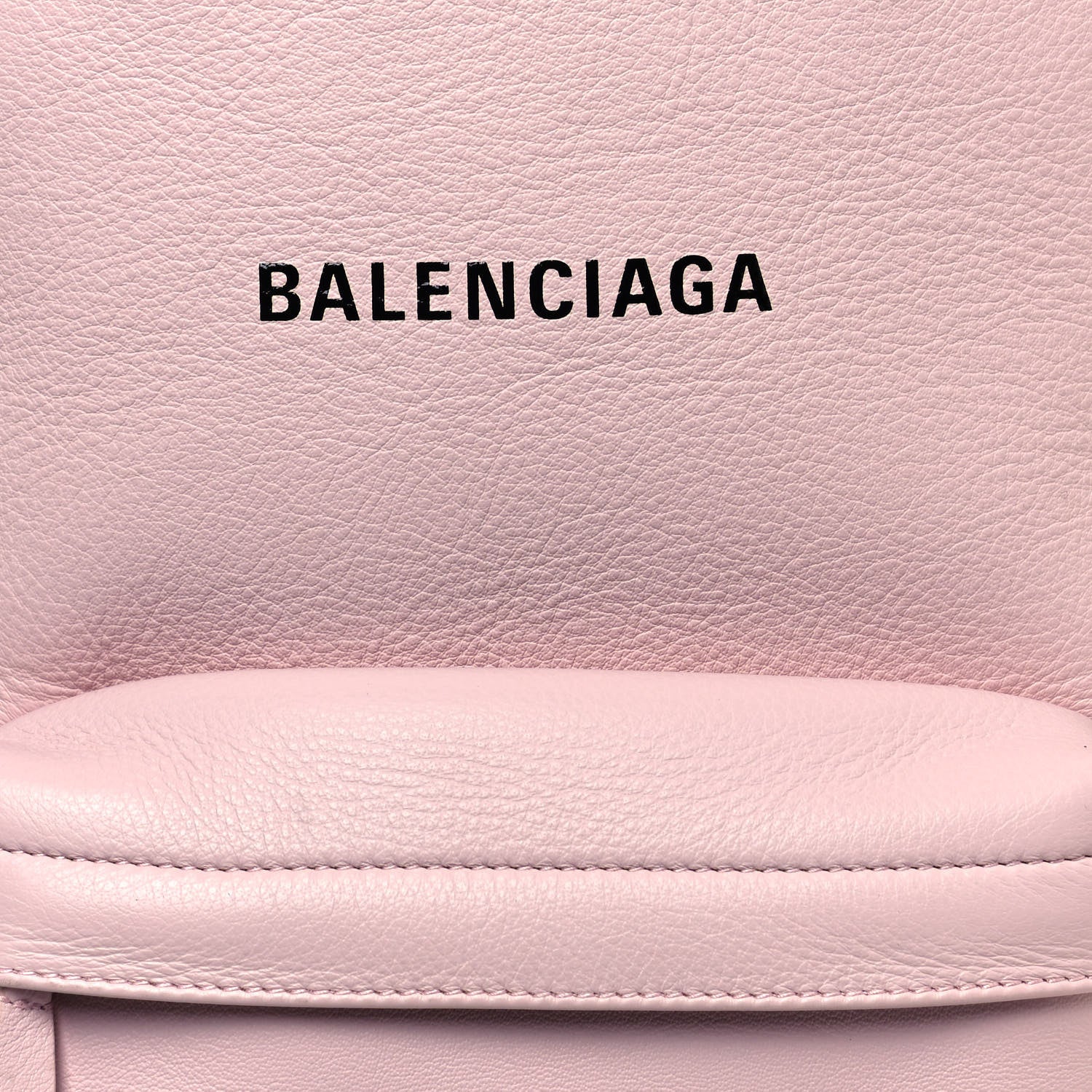 Balenciaga Smooth Calfskin Logo Small Everyday Backpack Light Rose Black 6 of 14