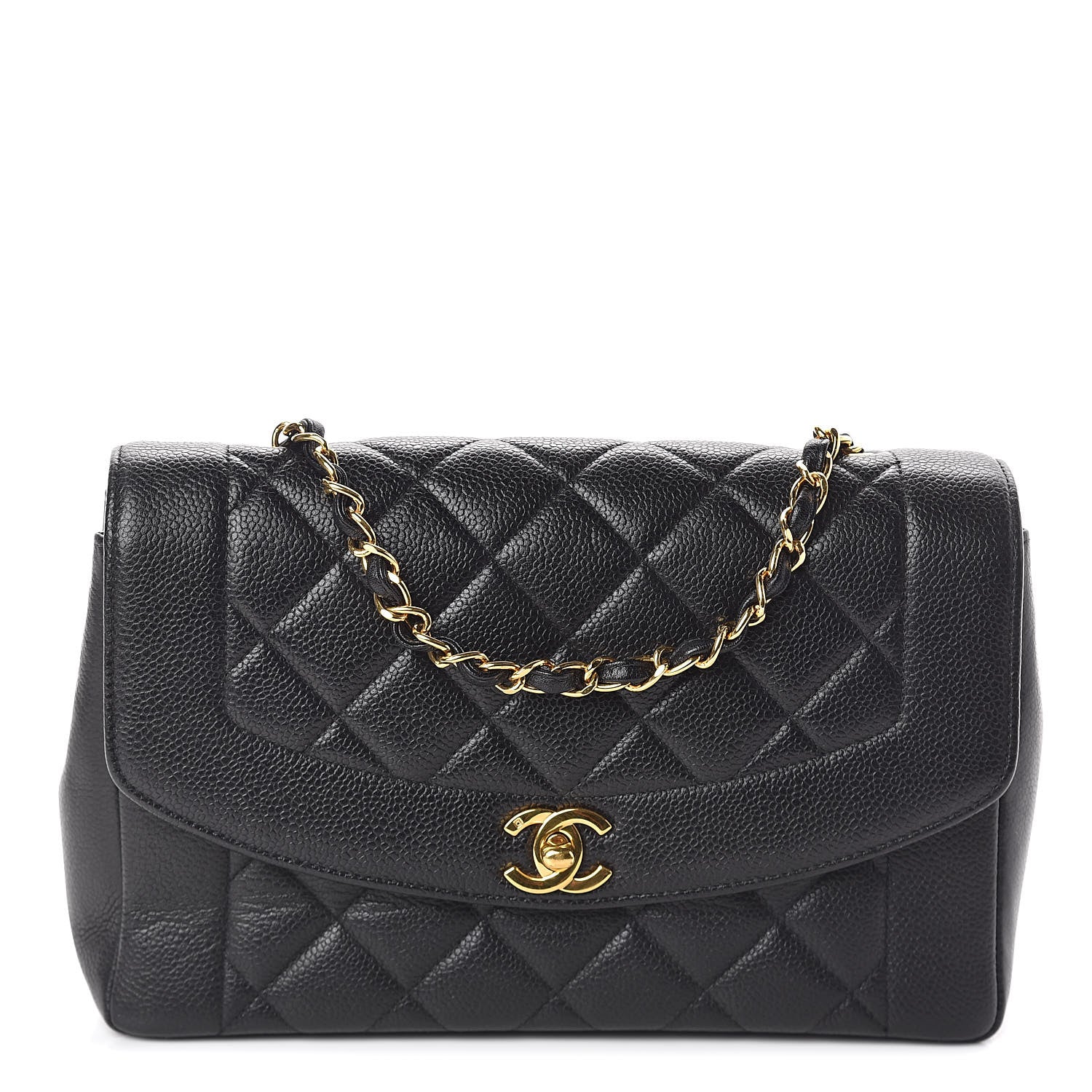 Chanel Caviar Quilted Medium Single Flap Black 1 of 11