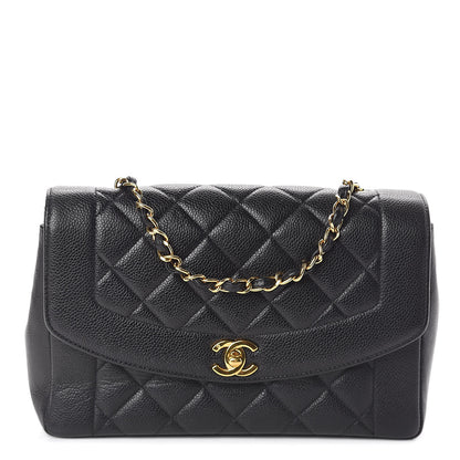 Chanel Caviar Quilted Medium Single Flap Black 1 of 11