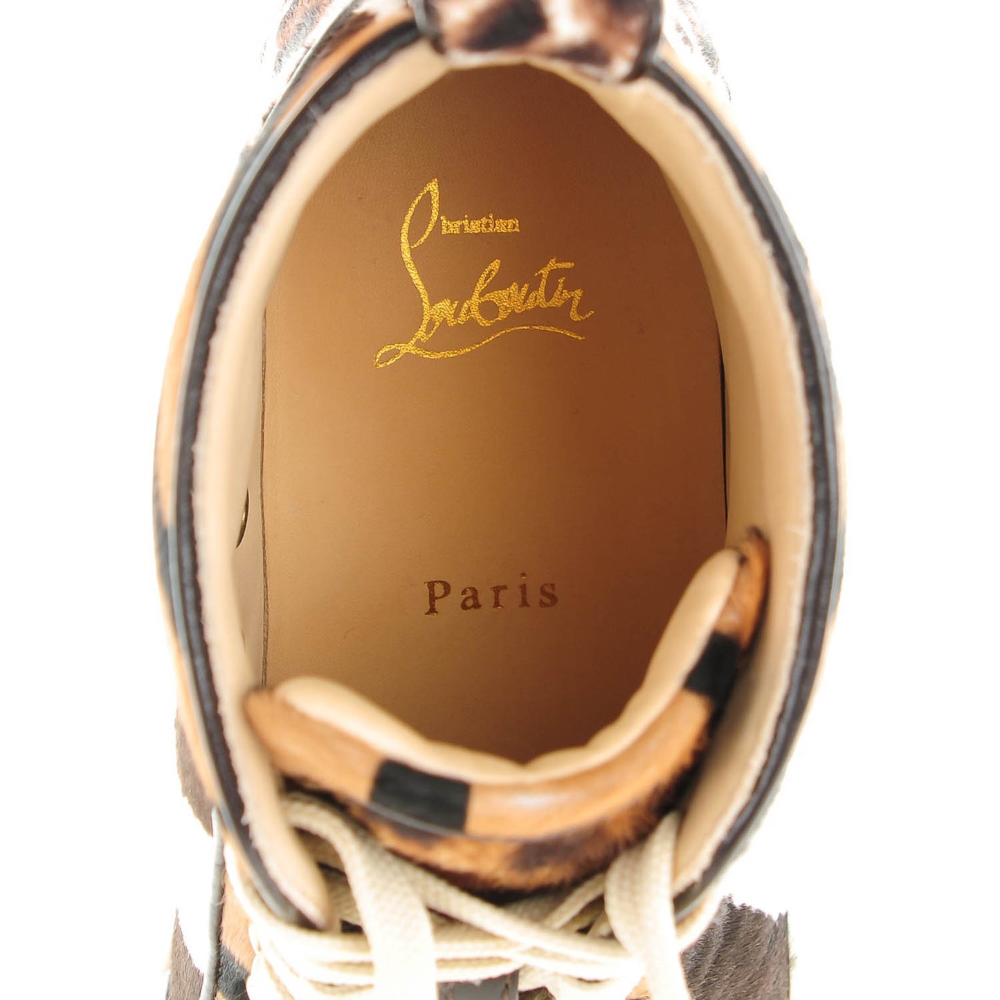 Calf Hair Animal Print Rantus Orlato Flat Sneakers 38.5 Multicolor