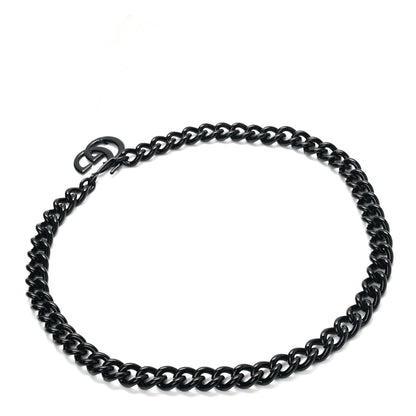 Gucci Varnished Metal GG Marmont Chain Belt Black 2 of 5