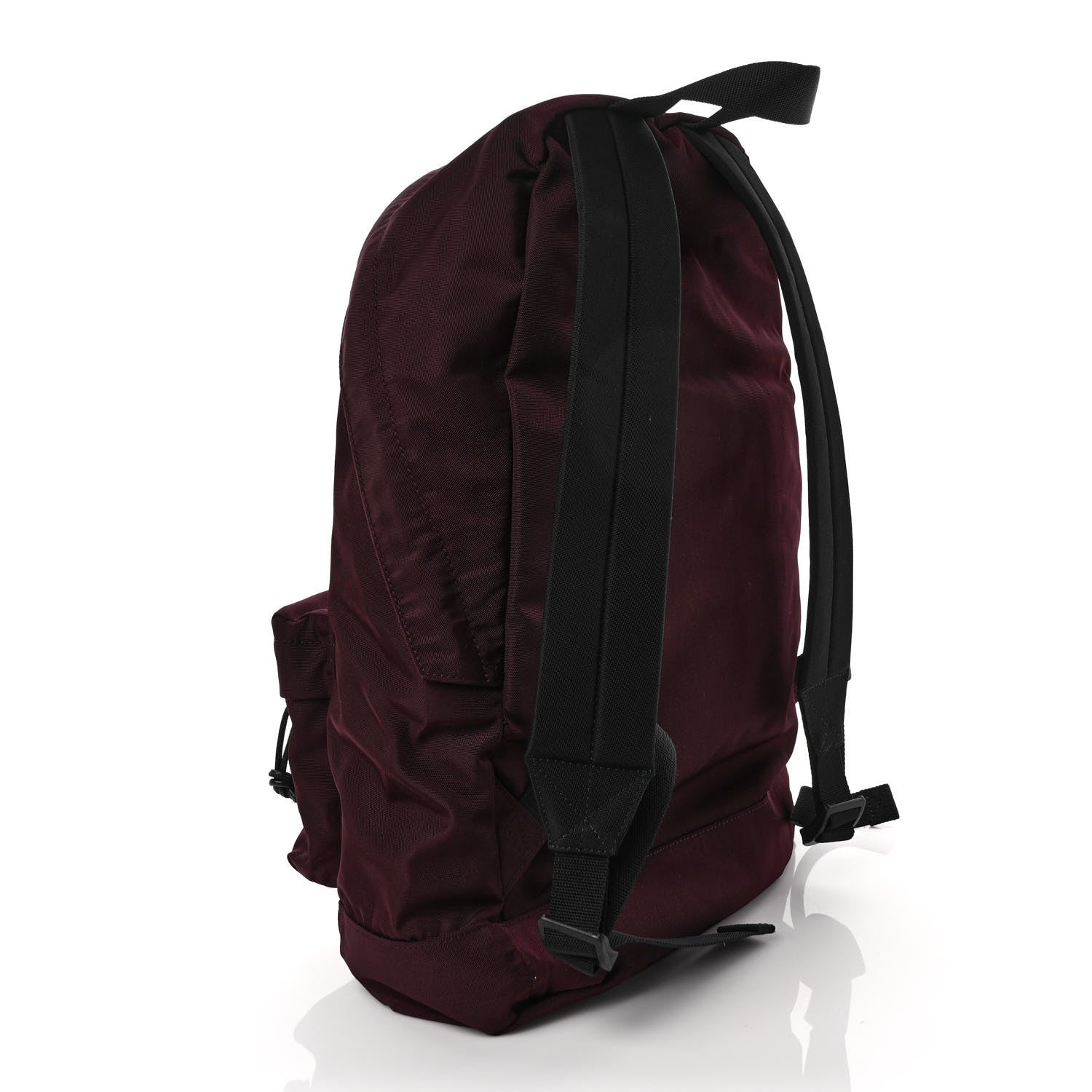 Balenciaga Nylon Canvas Explorer Backpack Bordeaux 3 of 9
