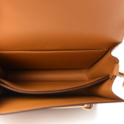 Hermes Evercolor Lizard Mini Sac Roulis Caramel Ombre 5 of 9