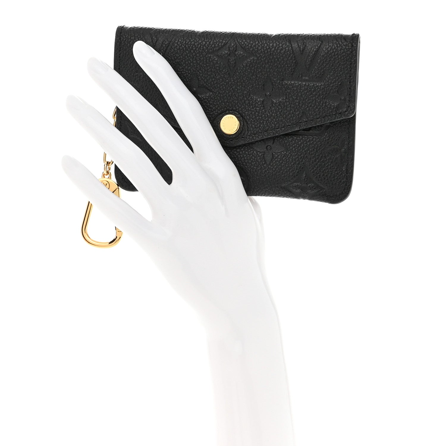 Louis Vuitton Empreinte Key Pouch Black 2 of 7