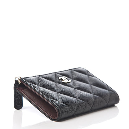 Chanel Caviar Quilted Key Holder Case Black 3 of 6
