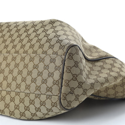 Gucci Monogram Dollar Calfskin Large Sukey Tote Beige Ebony Testa di Moro 7 of 11
