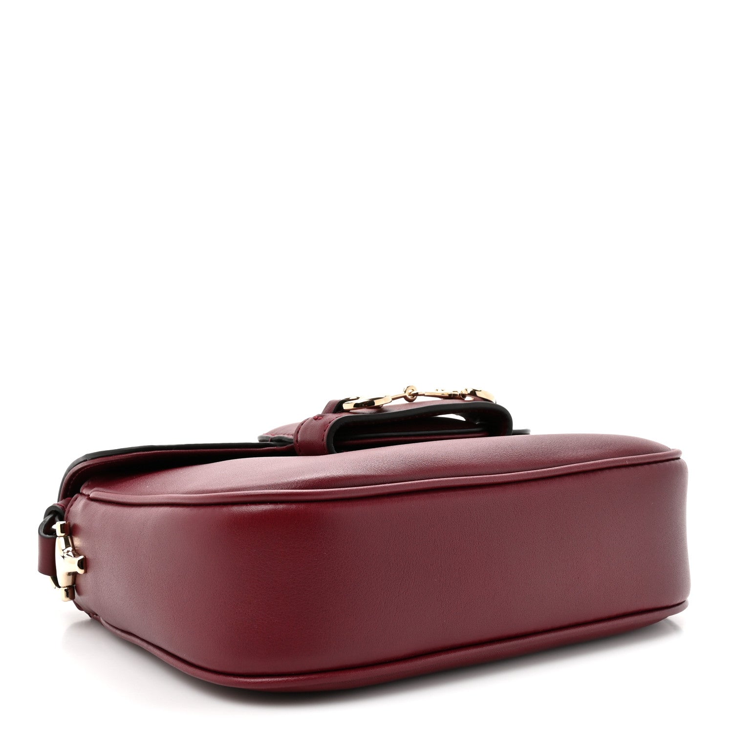 Gucci Arabella Calfskin Horsebit 1955 Shoulder Bag Rosso Ancora 4 of 12