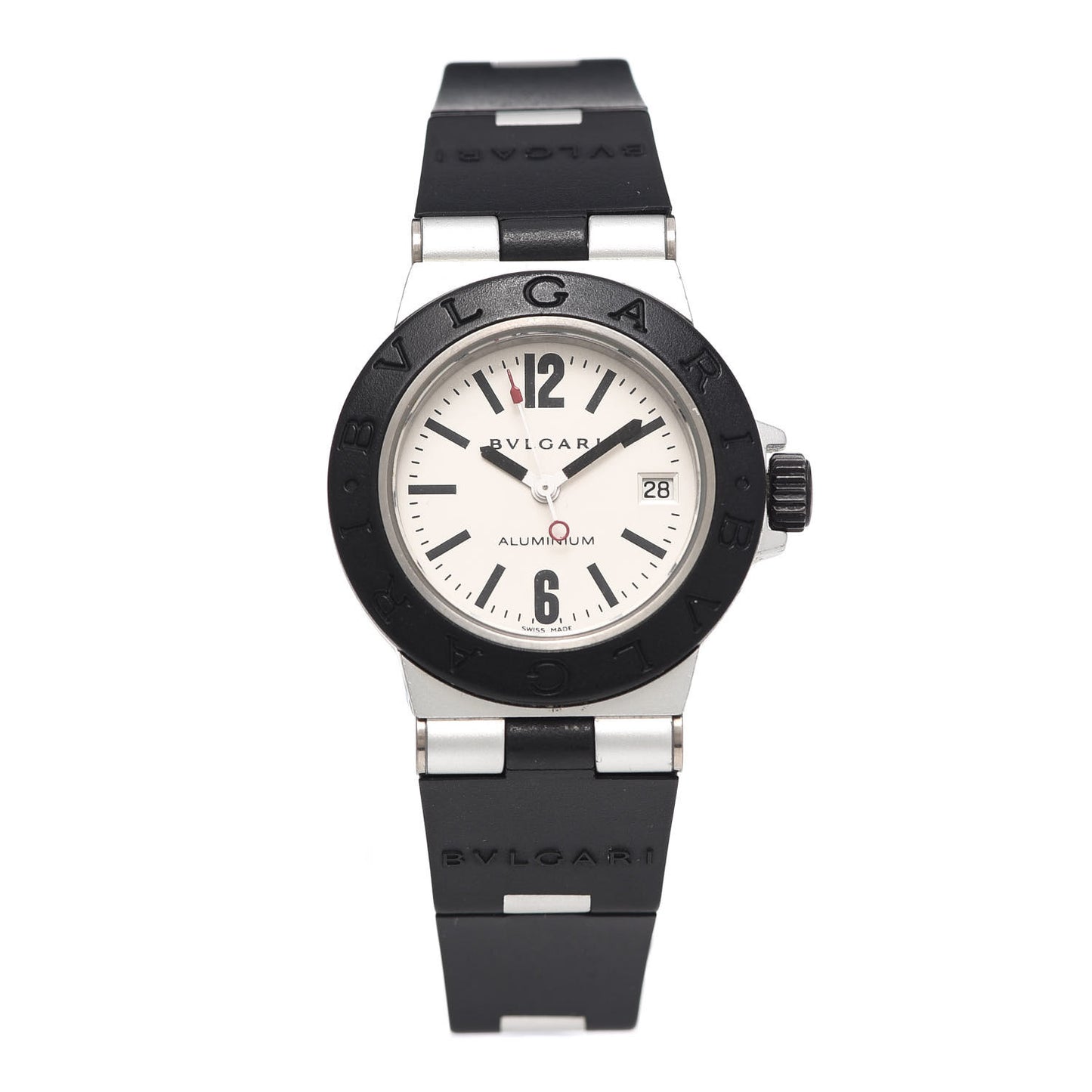 Aluminum Rubber 29mm Diagono Quartz Watch