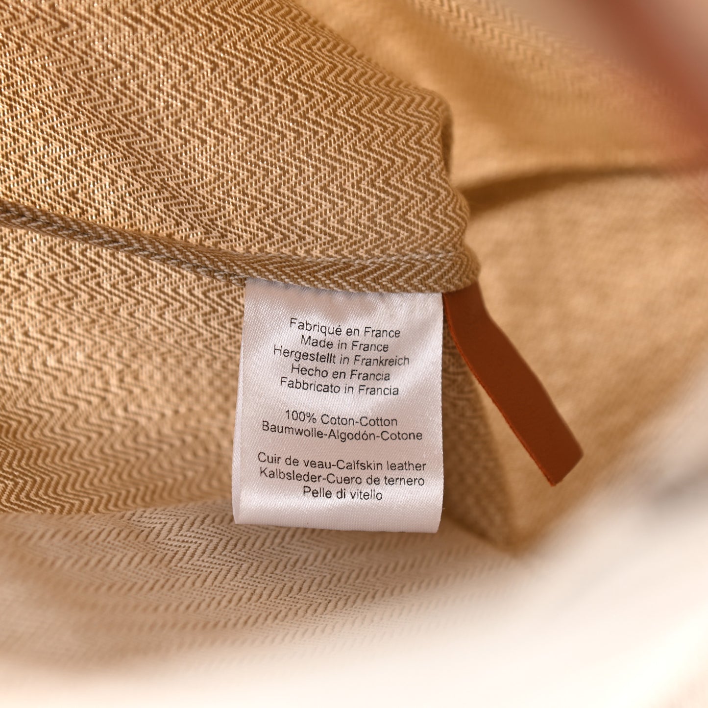 Toile Swift Maline Bag Gold Craie