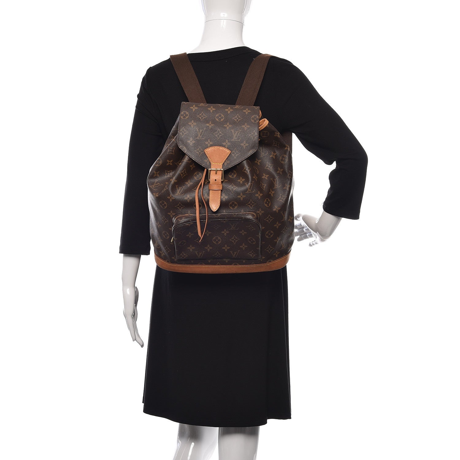 Louis Vuitton Monogram Montsouris GM Backpack 2 of 12