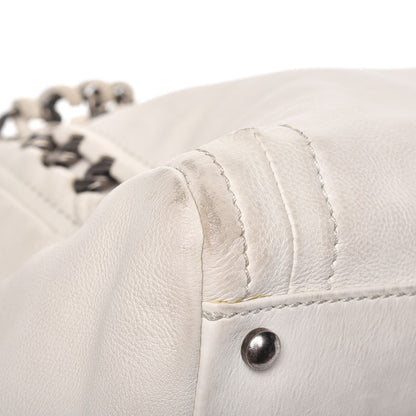 Chanel Calfskin Large East West Modern Chain Tote White 22 of 24