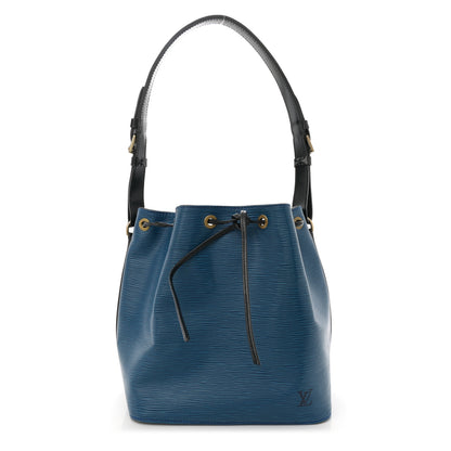 Louis Vuitton Epi Petit Bi-Color Noe Bleu Toledo Black 1 of 12