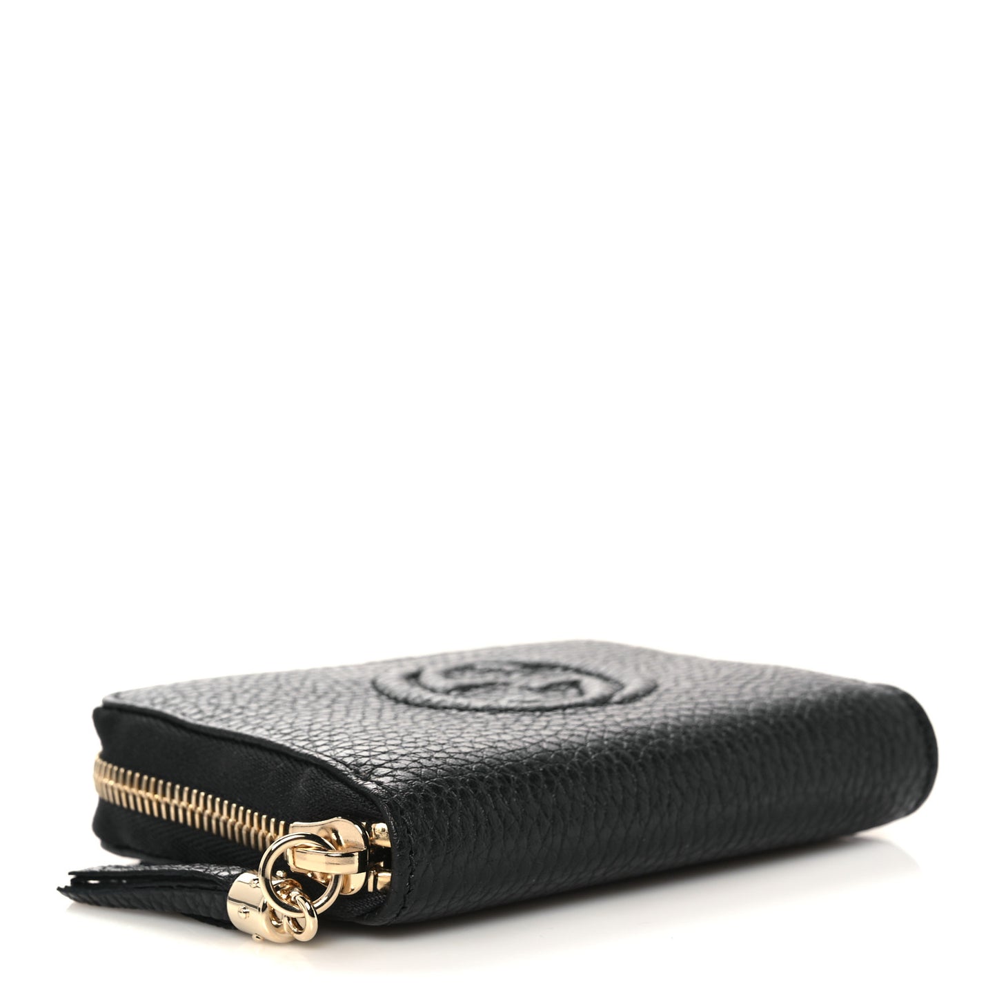 Monogram Suede Embossed Whisper PM Kohl
