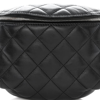 Chanel Lambskin Quilted Waist Belt Bag Black 9 of 11