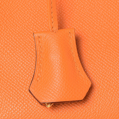 Hermes Epsom Birkin 30 Orange 9 of 36