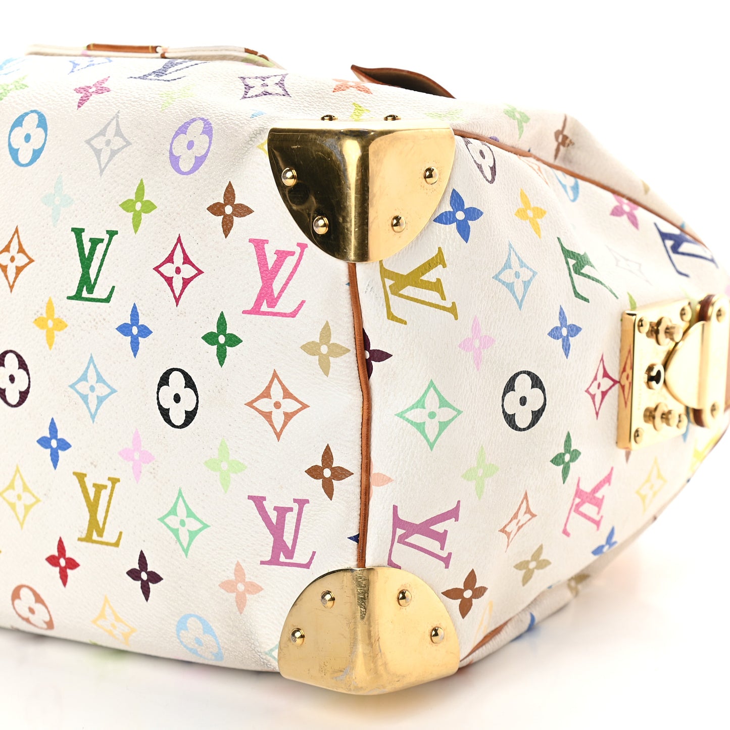 Monogram Multicolor Speedy 30 White