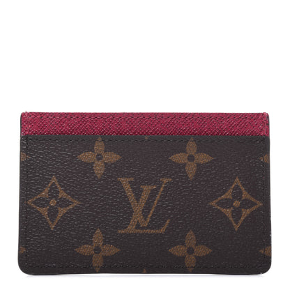 Louis Vuitton Monogram Card Holder Fuchsia 1 of 9