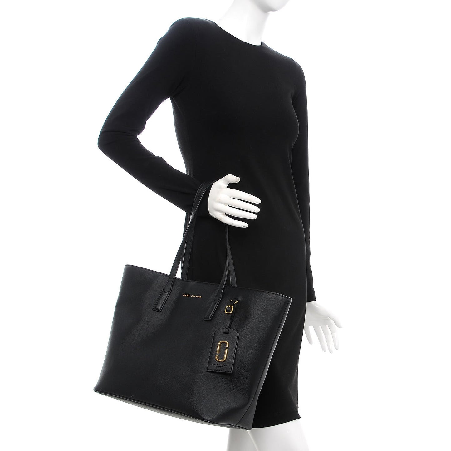 Saffiano Shopper Tote Black