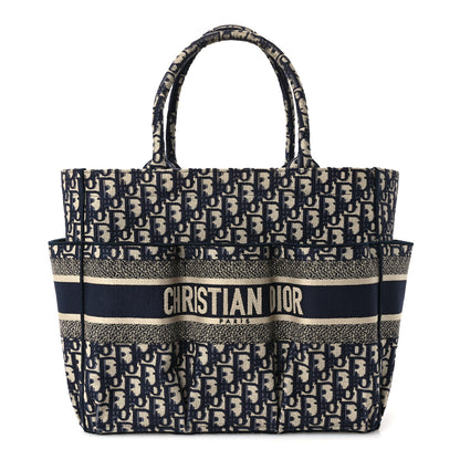 Christian Dior Oblique Catherine Tote Blue 1 of 12