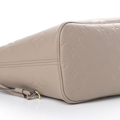 Louis Vuitton Empreinte Monogram Giant Neverfull MM Tourterelle 9 of 11