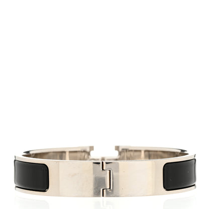 Hermes Enamel Narrow Clic Clac H Bracelet PM Black 3 of 5