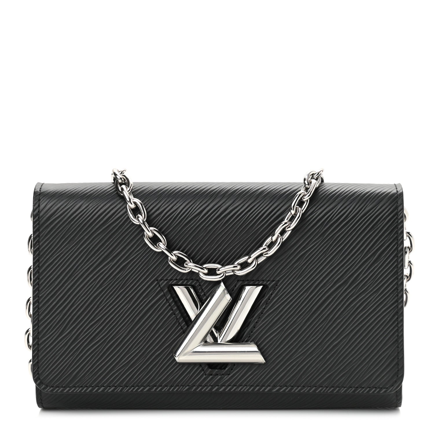 Louis Vuitton Epi Twist Chain Wallet Black 1 of 10