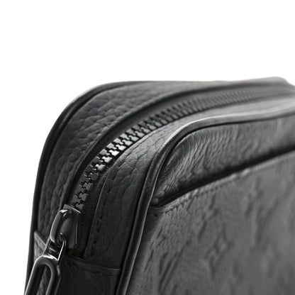 Louis Vuitton Taurillon Monogram Uniformes Solar Ray Soft Pochette Volga Belt Bag Black 8 of 11