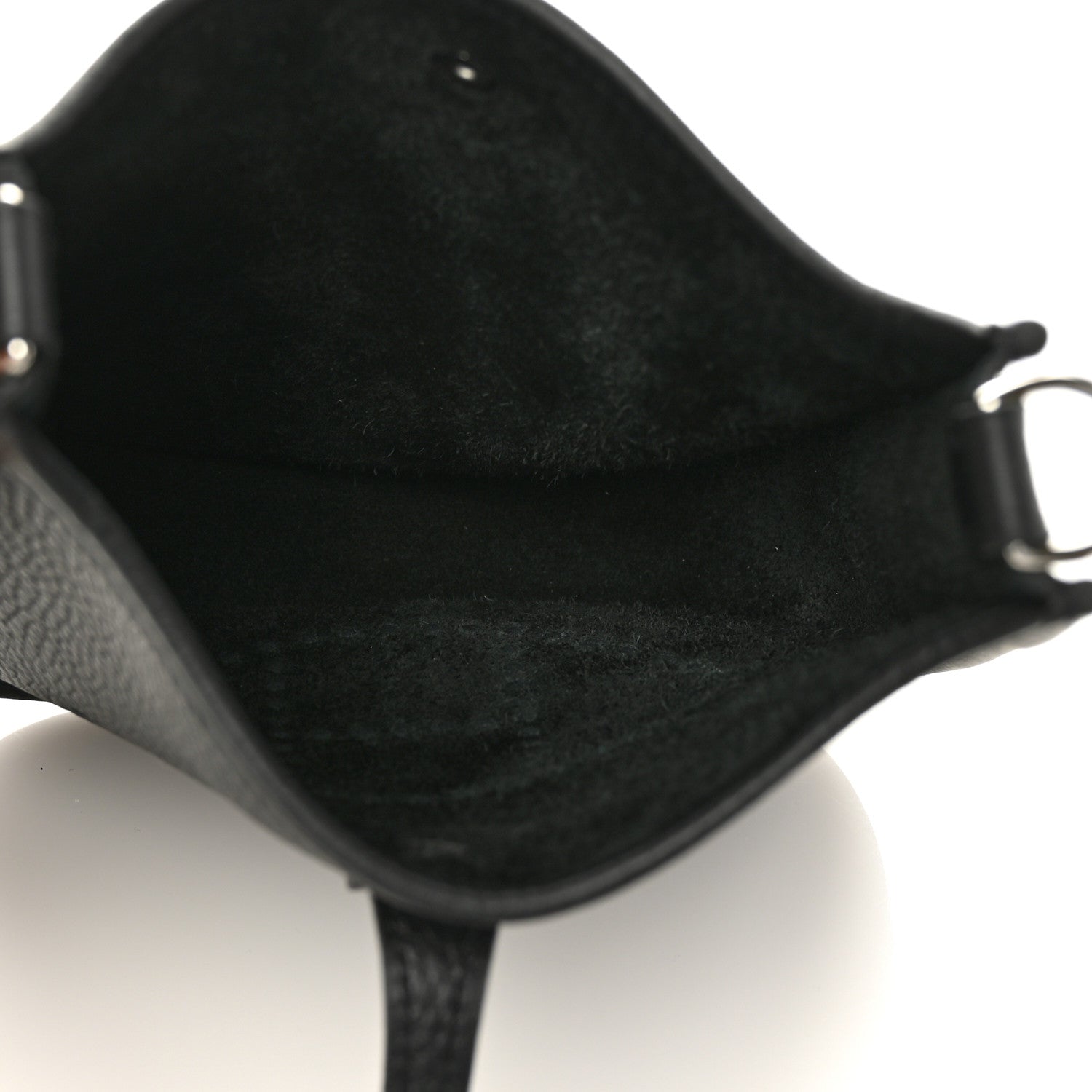 Hermes Taurillon Clemence Evelyne TPM Black 5 of 8