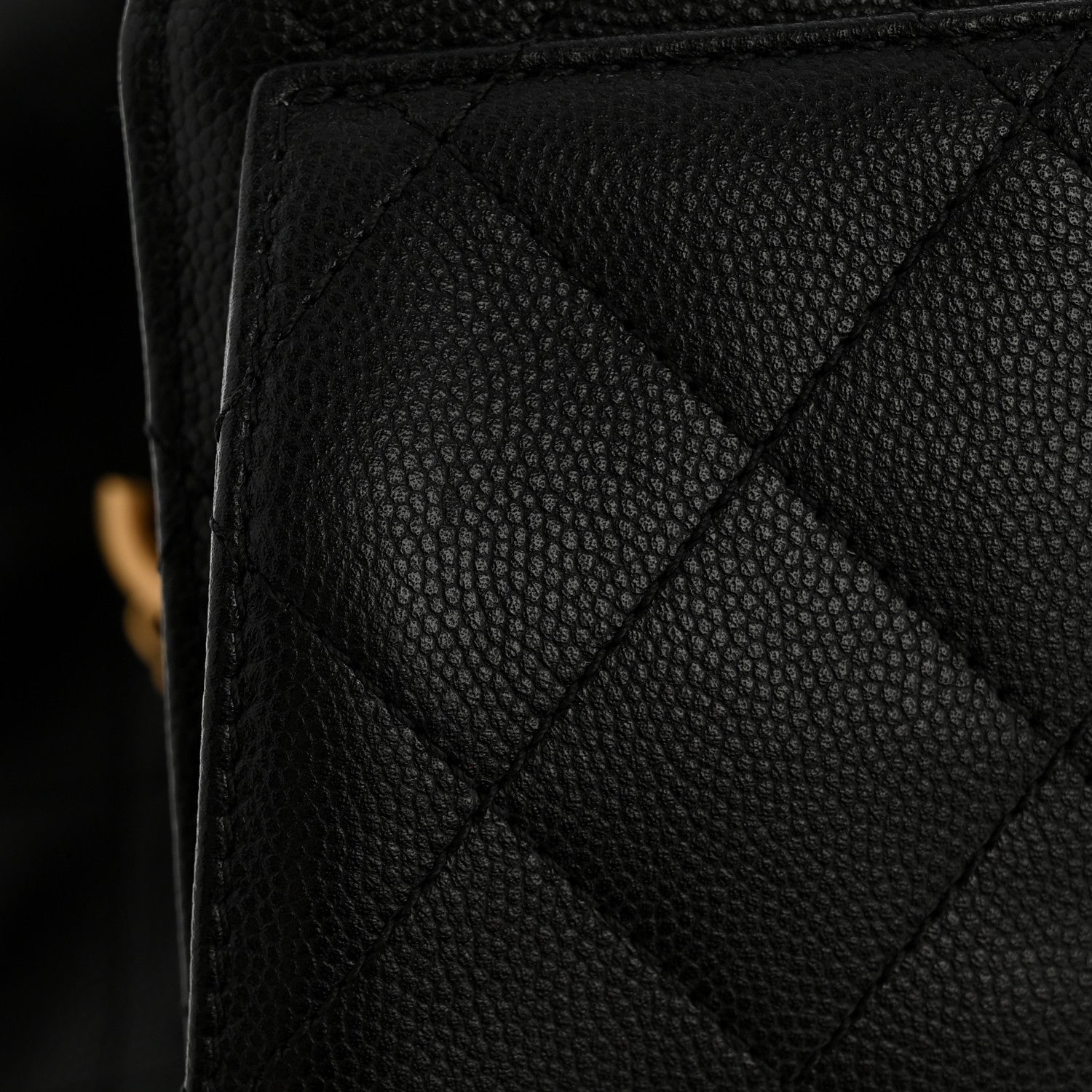 Chanel Caviar Quilted Small Chanel 25 Handbag Black 13 of 14