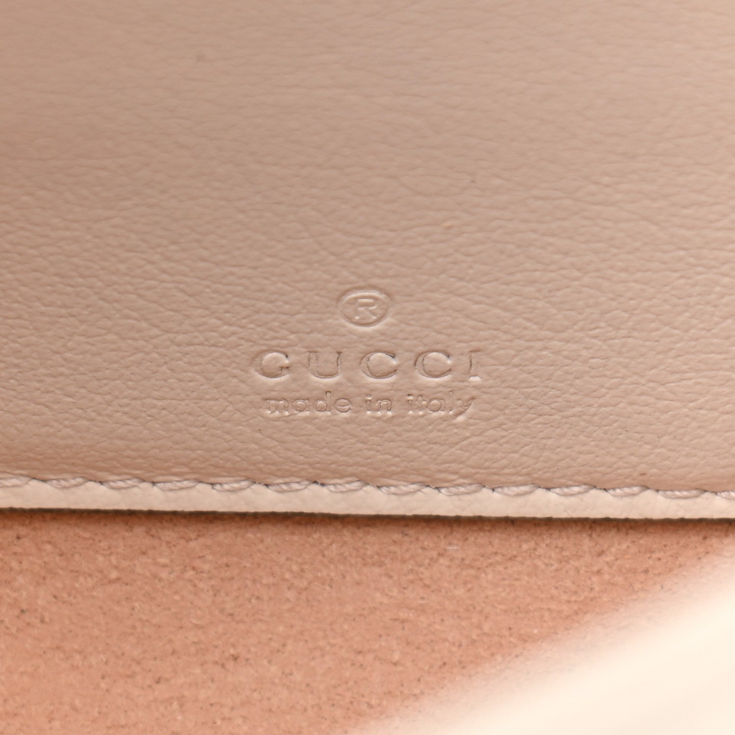 Gucci Textured Calfskin Web Mini Rajah Slim Flap Shoulder Bag Mystic White 6 of 12