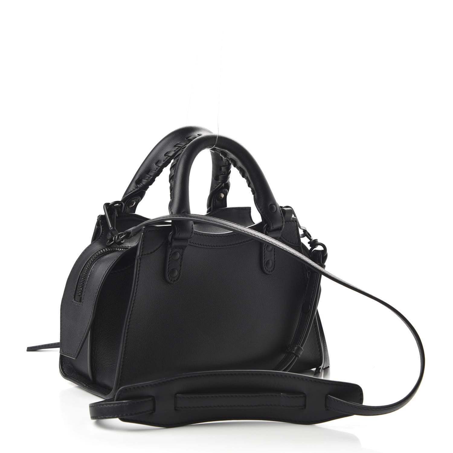 Balenciaga Smooth Calfskin Neo Classic Black Hardware Mini City Black 3 of 9