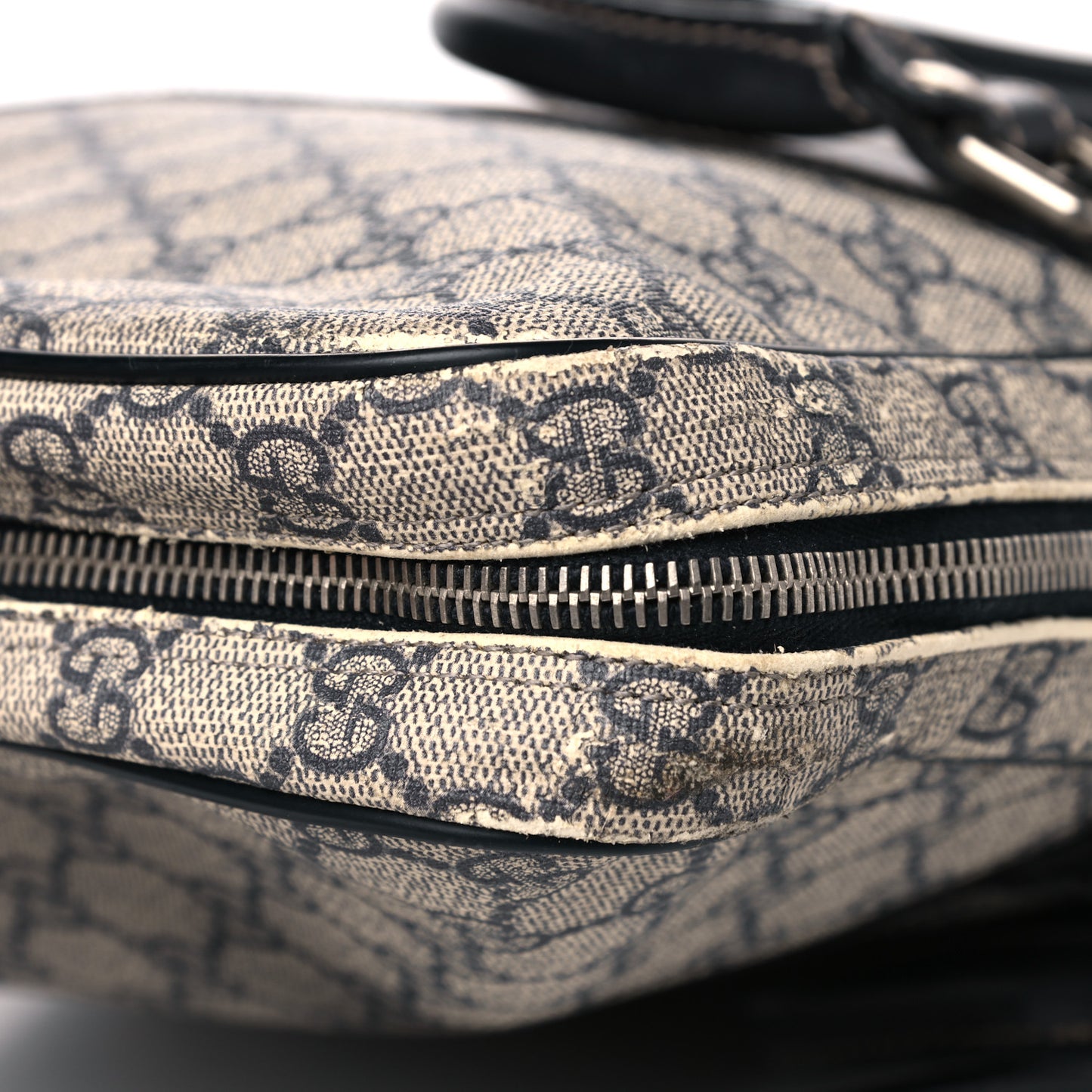 GG Plus Monogram Medium Briefcase Navy