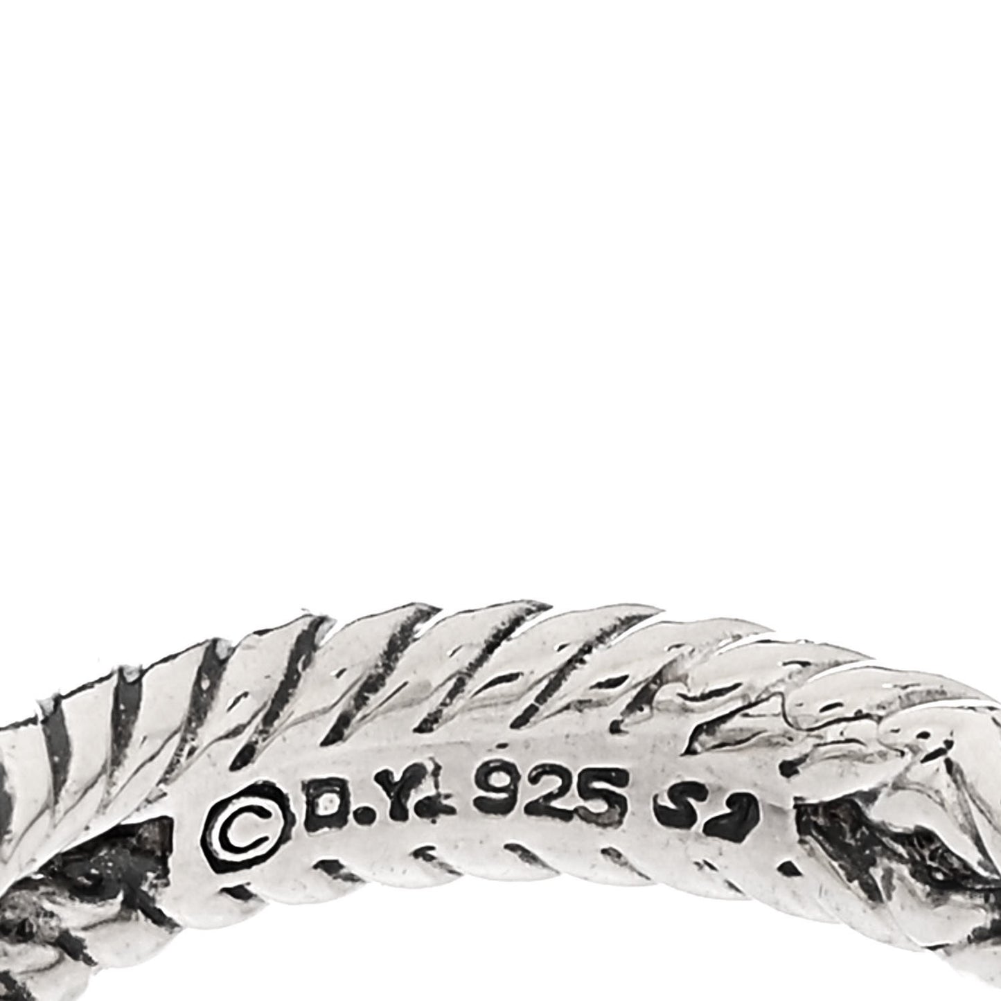 Sterling Silver Diamond Prasiolite 7mm Petite Albion Ring 50 5.25
