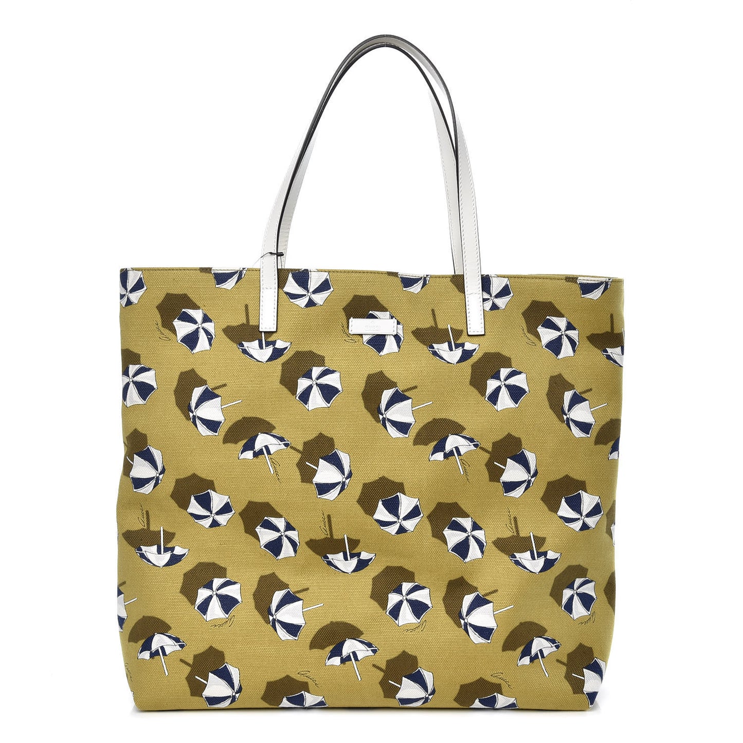 Canvas Large Umbrella Tote Yellow