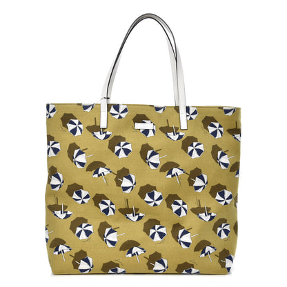 Gucci Canvas Large Umbrella Tote Yellow 1 of 8