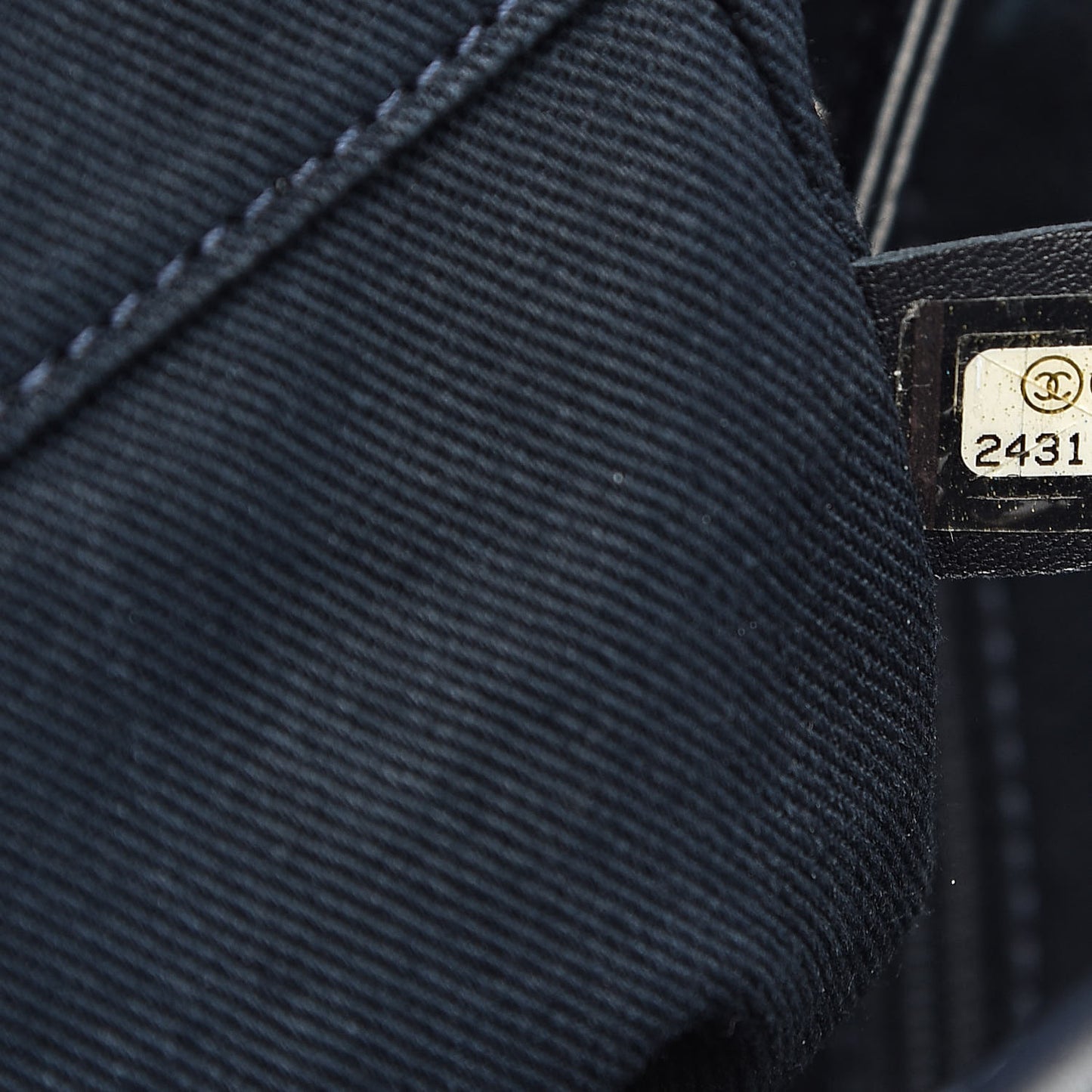 Denim Large Deauville Tote Dark Blue