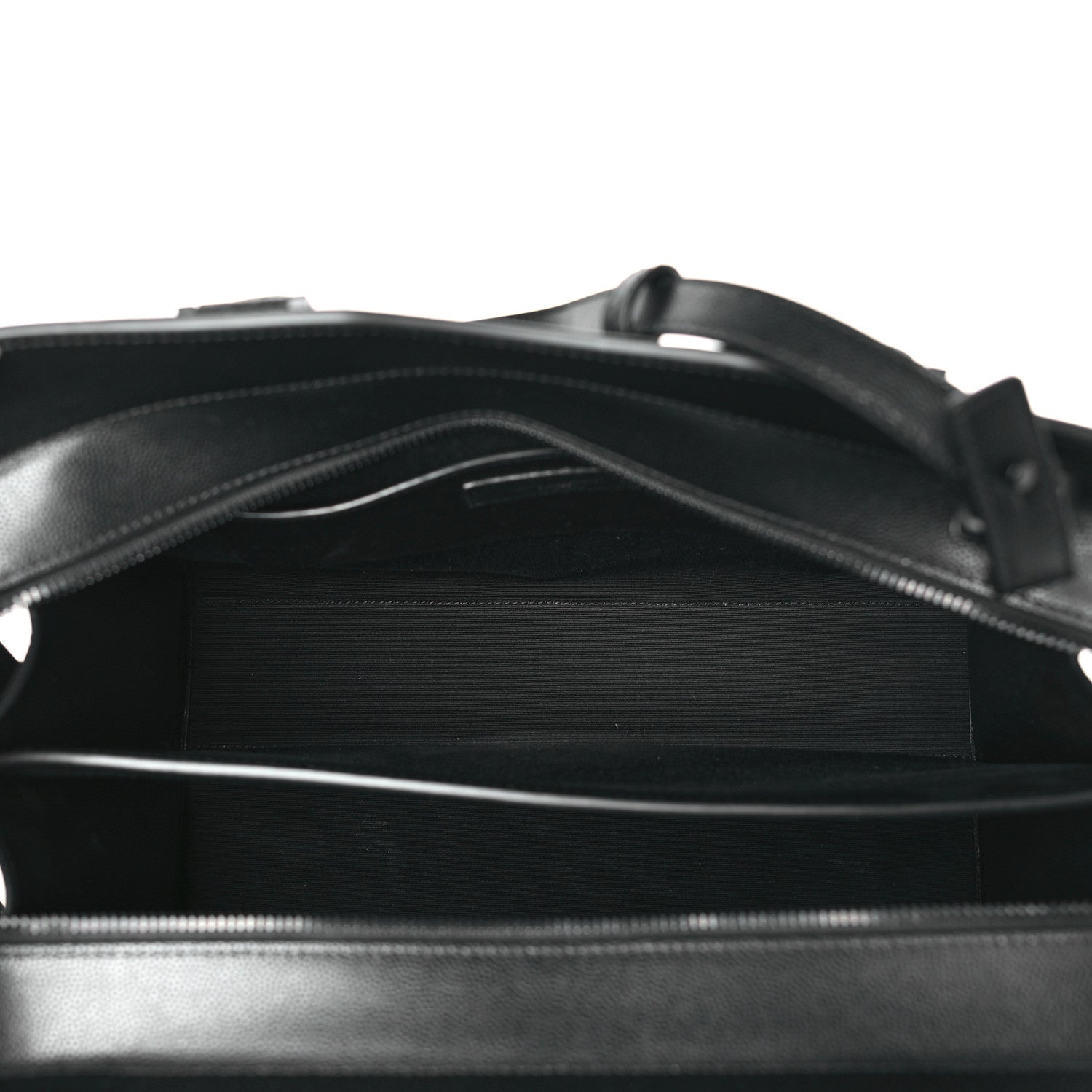 Saint Laurent Grain De Poudre Medium Uptown Tote Black 5 of 9