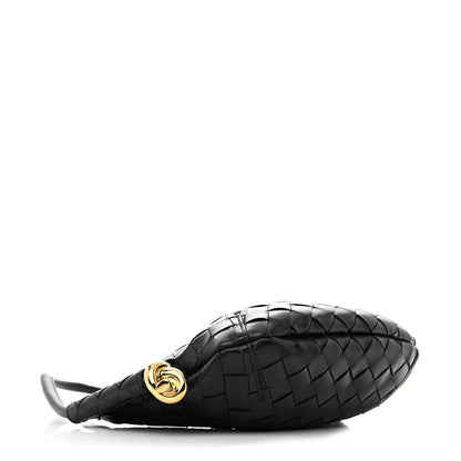 Bottega Veneta Nappa Intrecciato Mini Solstice Shoulder Bag Black 4 of 9