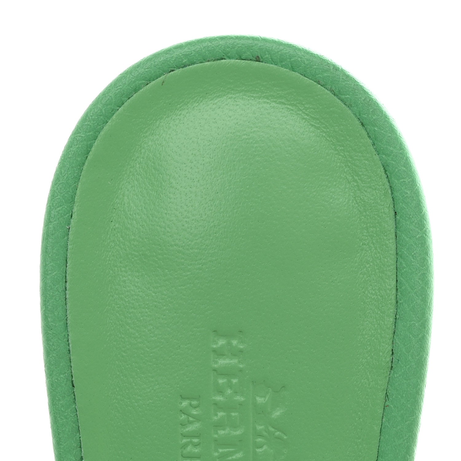 Hermes Epsom Oasis Sandals 37 Vert Pomme 12 of 14