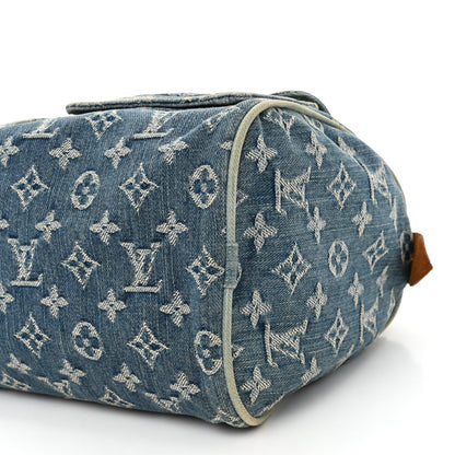 Louis Vuitton Monogram Denim Neo Speedy Blue 10 of 12