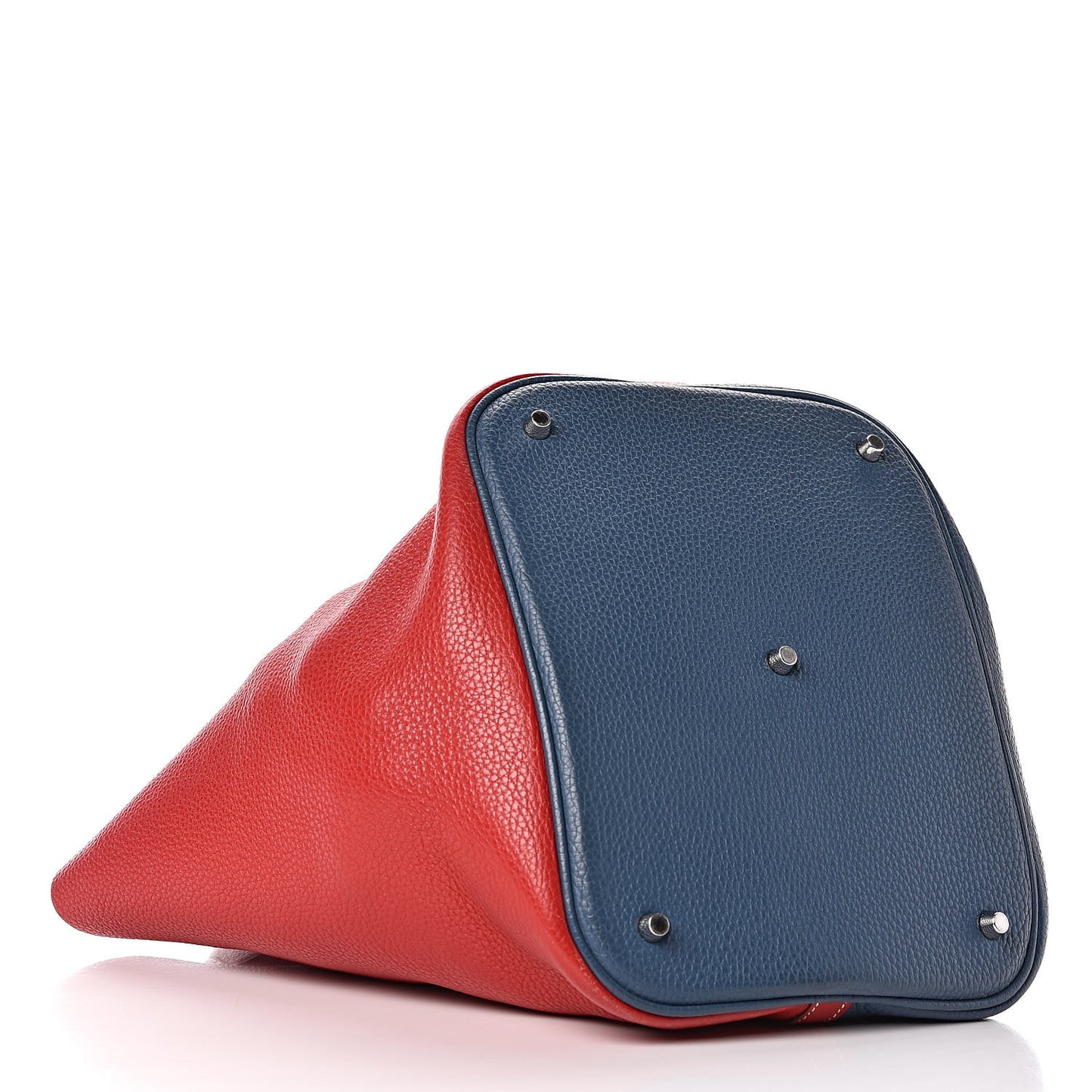 Taurillon Clemence Picotin Lock 26 GM Rouge Casaque Bleu Thalassa
