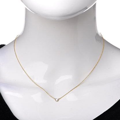 Tiffany 18K Yellow Gold Diamond .14ct Elsa Peretti Diamonds by the Yard Pendant Necklace 2 of 6